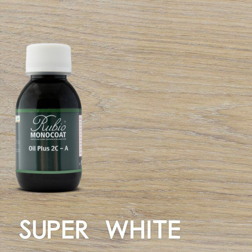 (35) 20ml: Rubio Monocoat - Oil Plus 2C A - Super White