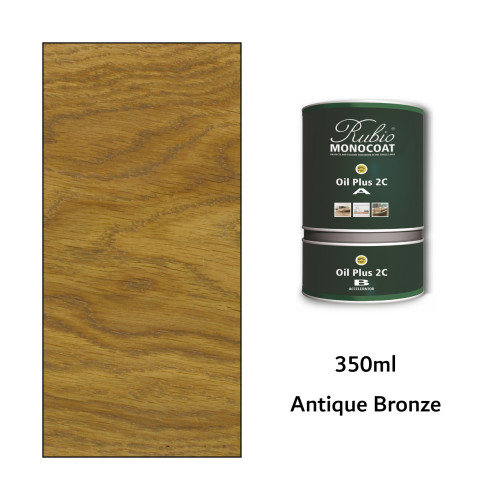 350ml: Rubio Monocoat - Oil Plus 2C - (Part A and B) - Antique Bronze