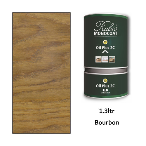 1.3ltr: Rubio Monocoat - Oil Plus 2C - (Part A and B) - Bourbon