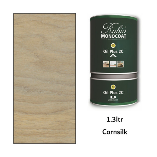 1.3ltr: Rubio Monocoat - Oil Plus 2C - (Part A and B) - Cornsilk 