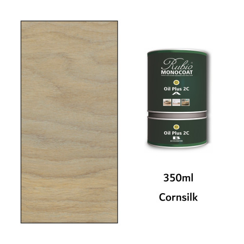 350ml: Rubio Monocoat - Oil Plus 2C - (Part A and B) - Corn Silk 
