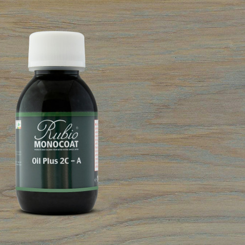 100ml: Rubio Monocoat - Oil Plus 2C - A - Gris Belge