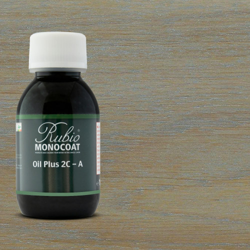 100ml: Rubio Monocoat - Oil Plus 2C - A - Silver Grey