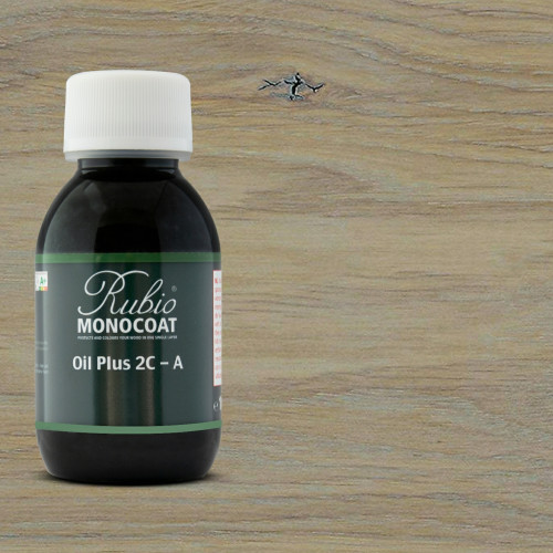 100ml: Rubio Monocoat - Oil Plus 2C - A - Sky Grey