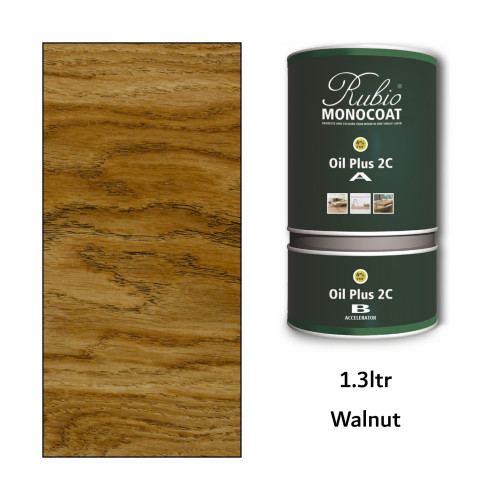 1.3ltr: Rubio Monocoat - Oil Plus 2C - (Part A and B) - Walnut 