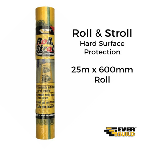 Everbuild Roll and Stroll Premium Carpet Protector, Self Adhesive Floor