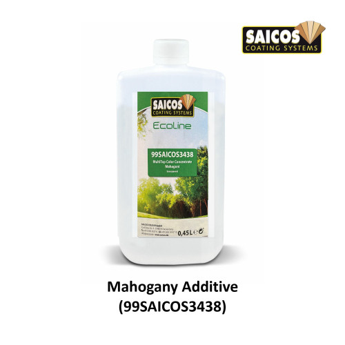 0.45ltr: Saicos - Ecoline MultiTop Plus - Additive - Mahogany - (99SAICOS3438) 