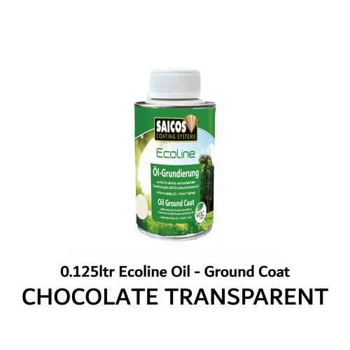 0.75ltr: Saicos - Ecoline Oil - Ground Coat - Chocolate Transparent