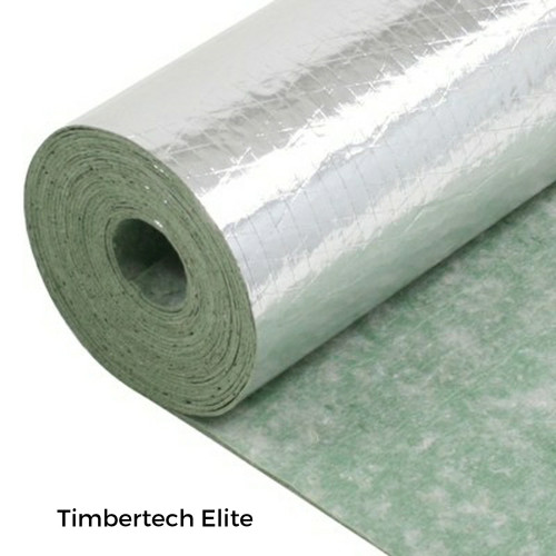 1 Roll: 2mm - Timbertech - Elite - Underlay - Green End - 1m x 10m x 2mm - (10mÂ²/Roll)