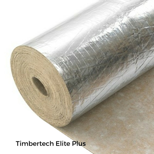 1 Roll: 3mm - Timbertech - Elite Plus - Premium Acoustic Underlay & Moisture Barrier - Beige End - 1m x 10m x 3mm - (10mÂ²/Roll)