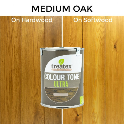 1ltr: Treatex - Colour Tone Ultra - Medium Oak - (182e)