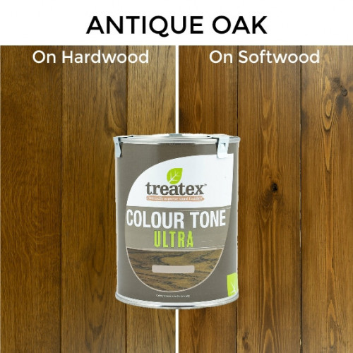 1ltr: Treatex - Colour Tone Ultra - Antique Oak - (184e)