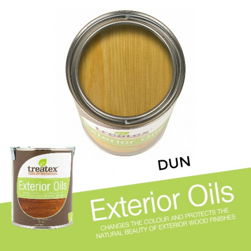 1ltr: Treatex - Exterior Oil - Dun - (31610e)