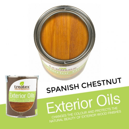 2.5ltr: Treatex - Exterior Oil - Spanish Chestnut 