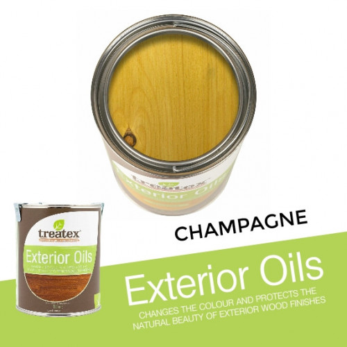 1ltr: Treatex - Exterior Oil - Champagne - (3167e)