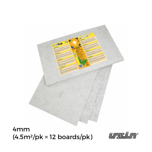 1pk: Uzin - Multimoll SoftSonic EC1 - 4mm Underlay - 75 x 50cm - (4.5mÂ²/pk = 12 boards/pk)