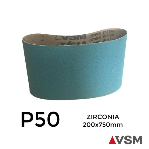 P50 - VSM - Zirconia - Sanding Belt - 200x750mm - 8" 