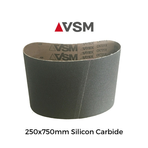P100 - VSM - Silicon Carbide - Sanding Belt - 250x750mm - 10" 