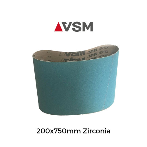 P100 - VSM - Zirconia - Sanding Belt - 200x750mm - 8" 