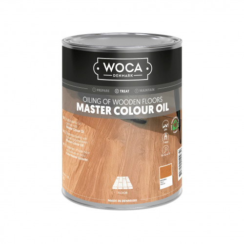 1ltr: WOCA - Master Colour Oil - Natural - Quick Hardening Oil - For Manual or Machine Application