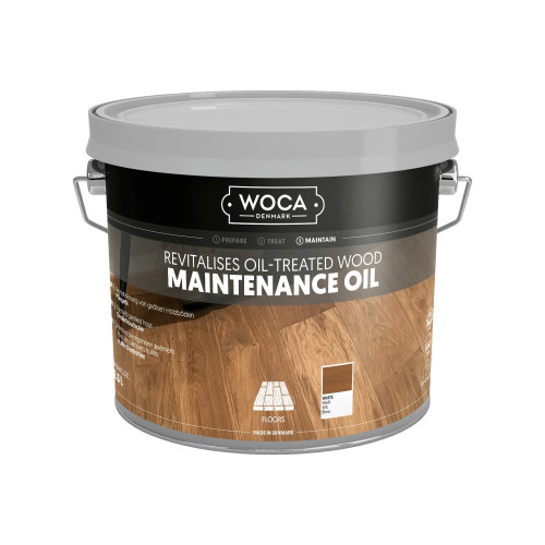 2.5ltr: WOCA - Maintenance Oil - White 