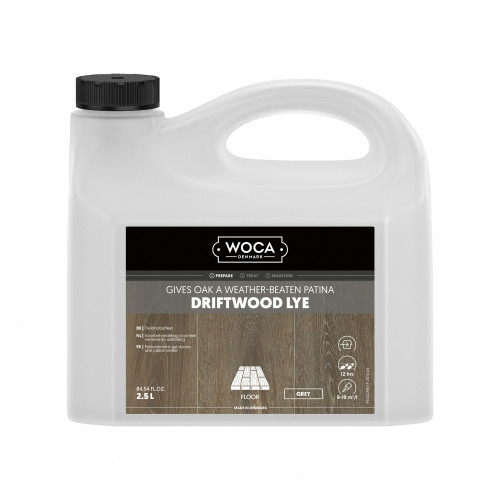 2.5ltr: WOCA - Driftwood Lye - Grey