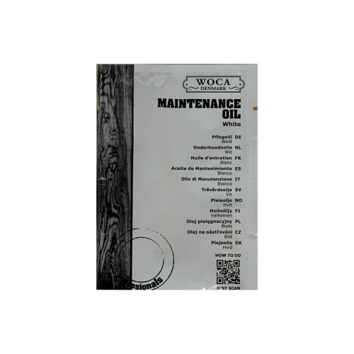 25ml: WOCA - Maintenance Oil - White 