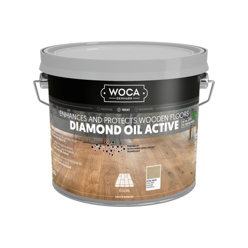 2.5ltr: WOCA - Diamond Oil Active - Extra White