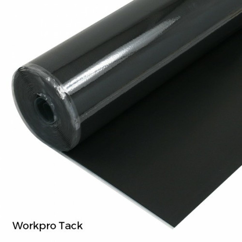 1 Roll: WorkPro Tack - 3mm HD Polyolefin Underlay + Adhesive Coating - 1m x 10m x 3mm - (10mÂ²/Roll) 