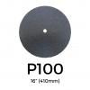P100 - Starcke - Silicon Carbide - Double Sided Sanding Discs - 400mm - 16" 