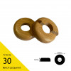 Pipe Covers - 17mm Centre Hole - 12mm High - 50mm Wide - (2/pk) (choose species)