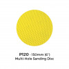 Multi Hole Sanding Disc - Alumina Mineral - Yellow