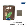 2.5ltr: Blanchon - Solid Oil Hard Waxoil - High Solid 1-Coat Hard Waxoil - Metallic Grey 