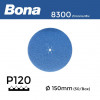 1 Box: P120 - Bona - Zirconia Mix - Anti Static - Hook & Loop Sanding Discs - 150mm - 6" - (50/Box)