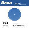 1 Box: P24 - Bona - Zirconia Mix - Anti Static - Hook & Loop Sanding Discs - 150mm - 6" - (25/Box)