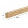 1 x Length: Cork Expansion Strip 16 x 12 x 900mm