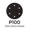 Starcke - 150mm Silicon Carbide 6 Hole Hook & Loop Sanding Discs