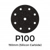 Starcke - 150mm Silicon Carbide 8 Hole Hook & Loop Sanding Discs