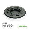Festool - Fastfix - Backing Pad - Medium - 8 Hole - Fits Rotex RO125 - (492125) 