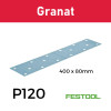 (497160) Festool - P120 - Granat - Sanding Sheets - 400x80mm - (50/Box) 