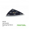 1pk: Festool - Stickfix - Triangular Sanding Pad - Medium - Fits Rotex RO 90 DX & Deltex DX 93 - (488715) - (2/pk)