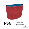 P36 - Karbosan - Ceramic - Polyester Cloth Backed Sanding Belt - 250x750mm - 10" 