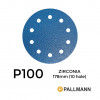 Pallmann - 178mm Zirconia 10 Hole Hook & Loop Sanding Discs