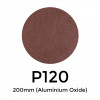 1 Box: P120 - Starcke - Aluminium Oxide - Hook & Loop Sanding Discs - 200mm - (50/Box)