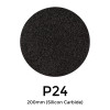 1 Box: P24 - Starcke - Silicon Carbide - Hook & Loop Sanding Discs - 200mm - (25/Box)