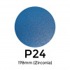 1 Box: P24 - Starcke - Zirconia - Hook & Loop Sanding Discs - 178mm - 7" - (25/Box)