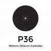 1 Box: P36 - Starcke - Silicon Carbide - Hook & Loop Sanding Discs - 150mm - 6" - (25/Box)