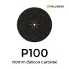 1 Box: P100 - Pallmann - Silicon Carbide - Hook & Loop Sanding Discs - 150mm - 6" - (50/Box)