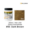 0.2ltr: Pallmann - Pall-x-333 C - Colour Concentrate - Dark Brown - No.35