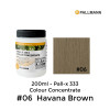 0.2ltr: Pallmann - Pall-x-333 C - Colour Concentrate - Havana Brown - No.6 